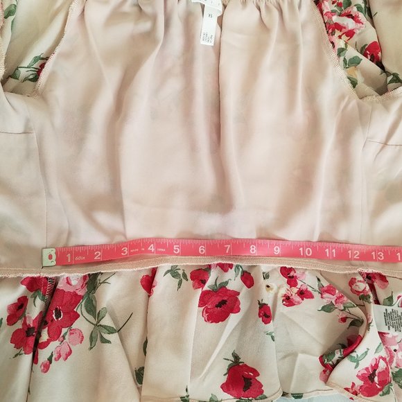 Leith Nordstrom, New Floral Wrap Top, Pink/Blush - Picture 6 of 8